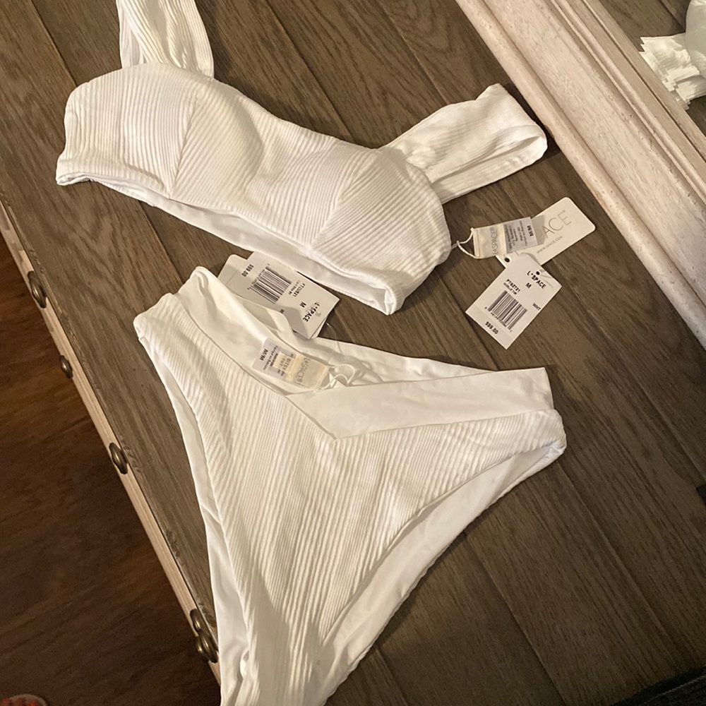 BRAND NEW L space bikini size medium top and bottom